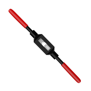 手动丝锥扳手可调式丝攻 攻牙铰手t型攻丝夹头绞手全钢杠夹具工具