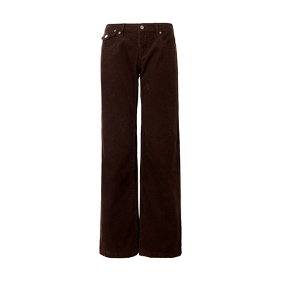 SMIIILE复古灯芯绒低腰直筒裤