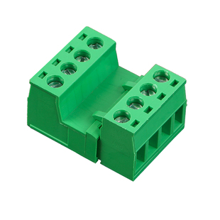 空中对接2EDGRK-5.08mm公母插拔式免焊绿色接线端子对插件连接器