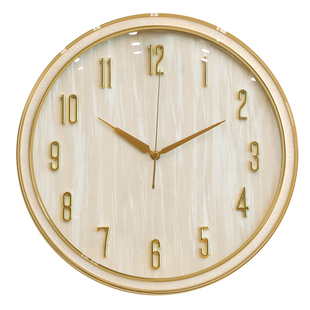 新款轻奢新中式石英挂钟客厅2025时钟挂墙高级感大气简约静音钟表