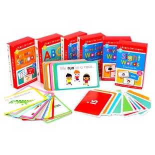 Sight Words 高频词 flashcards 字母ABC学前启蒙认知高效英语闪卡Flash Cards加减乘除运算闪卡每盒86张卡片英文原版幼儿启蒙字卡