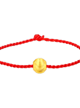 梦金园闪耀猫眼黄金女硬金转运珠