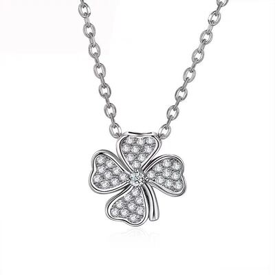 法国设计师风立体满钻幸运四叶草