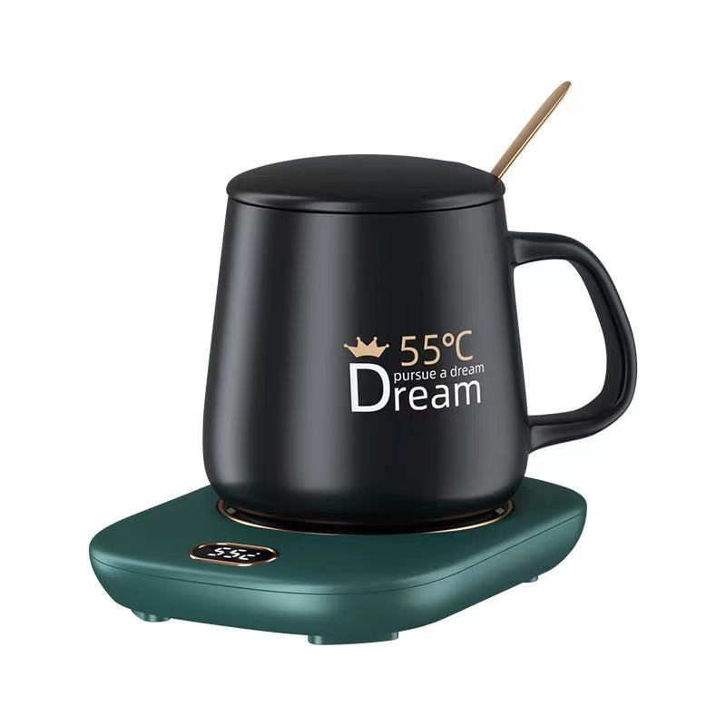泡茶杯45度65℃加热茶水杯子恒温杯垫办公室家用插电热奶器保温碟