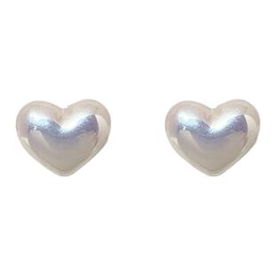 法式珍珠爱心耳钉女2025新款爆款轻奢高级感精致耳环心形气质耳饰