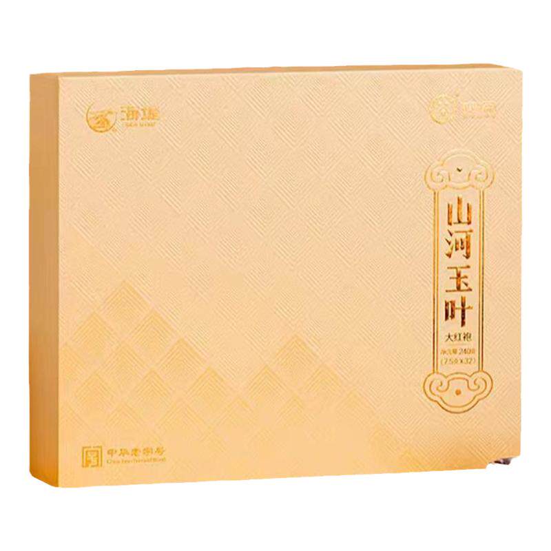中茶海堤茶叶大红袍岩骨花香