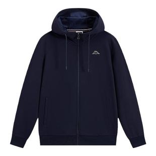 Kappa卡帕男装冬季新款运动休闲简约百搭连帽外套K0E72MK20