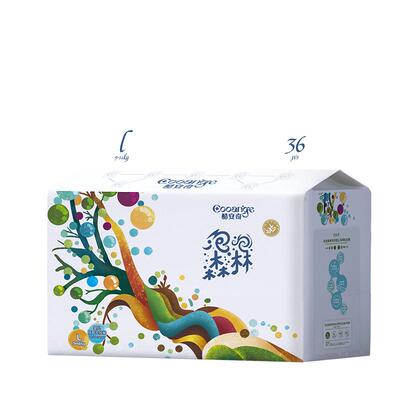 酷安奇泡泡森林拉拉裤婴儿柔软亲肤干爽透气纸尿裤超薄尿不湿