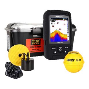 乐琦无线探鱼器充电防水智能声纳鱼群探测器可视浑水找鱼器渔具