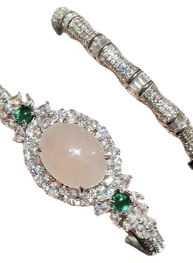 新中式荔枝冻玉髓宝石玛瑙花朵轻奢感戒指白月光