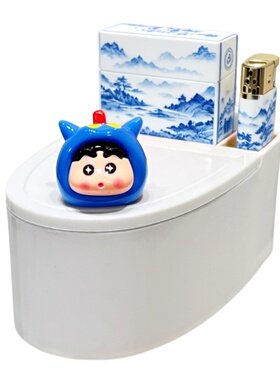 可爱创意马桶造型烟灰缸