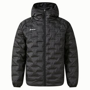 Joma荷马户外运动轻薄棉服男冬季保暖防风连帽外套