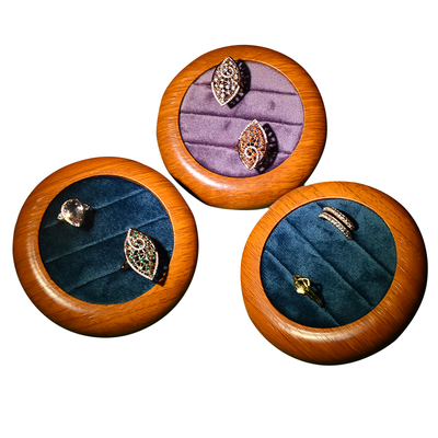 今仕爵实木超纤绒布收纳陈列道具