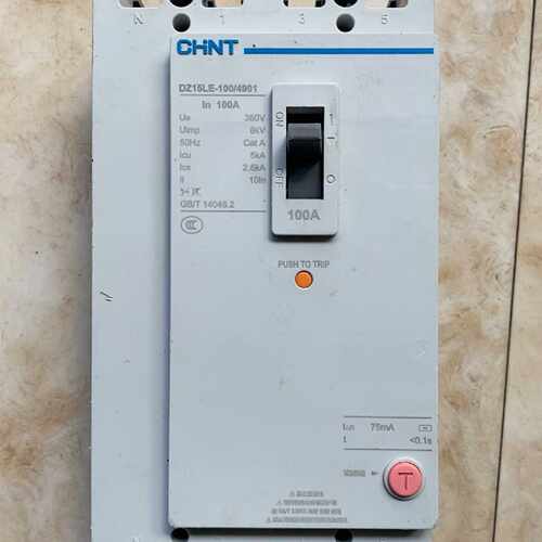咨询后拍正泰DZ15LE-100/4901漏电保护器 100A 38