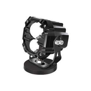 超亮远光炮汽车激光灯中网雾灯远近光切线铺路12vled射灯通用外置