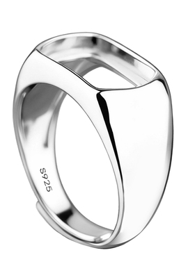 光面戒托翡翠蜜蜡光面马鞍托戒托