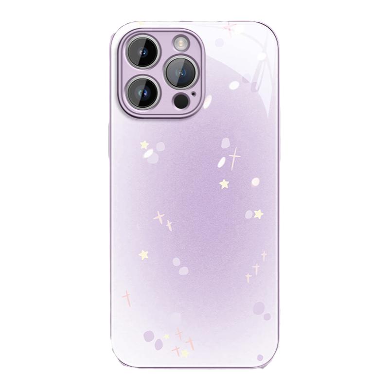 适用于苹果16手机壳新款iphone15promax高级感14plus玻璃17保护套14Pro四x简约Air十11女款x