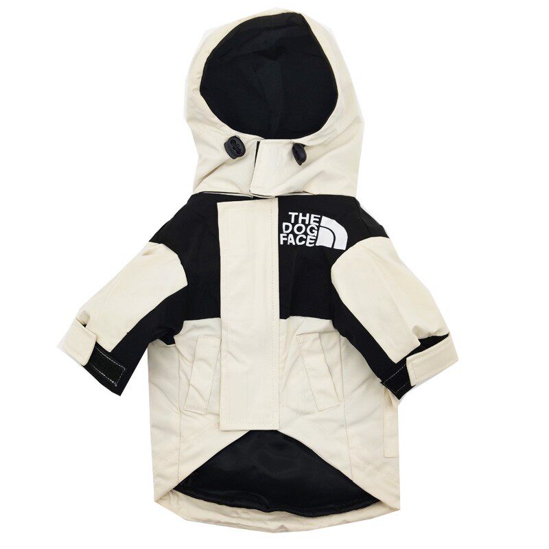 秋冬潮牌宠物小狗狗衣服羽绒服保暖泰迪雪纳瑞柯基比熊博美冲锋衣