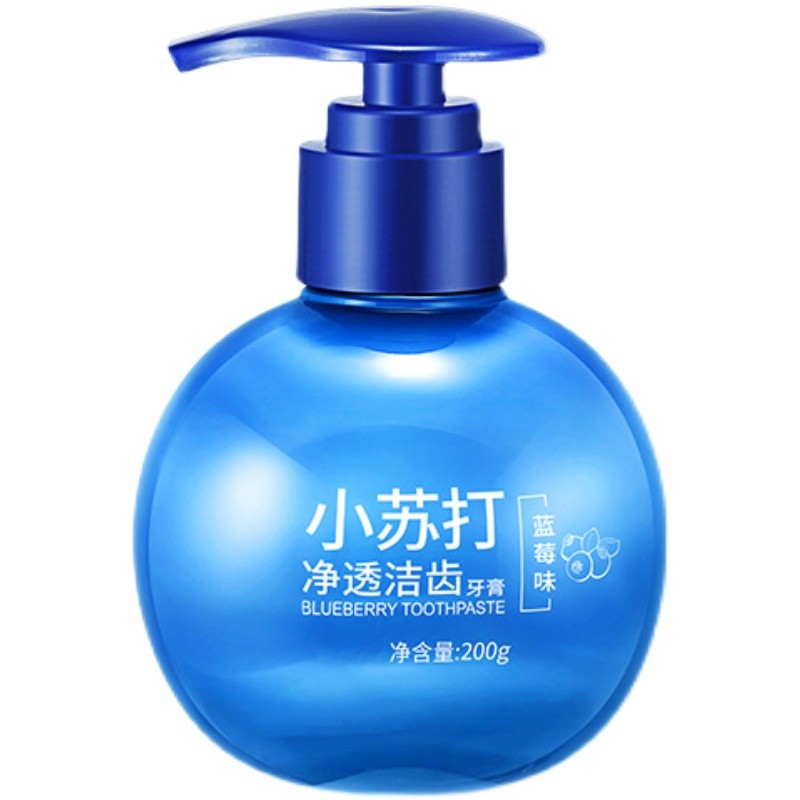 小苏打牙膏改善口臭提亮防蛀固齿
