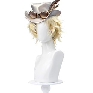 三分妄想第五人格勘探员cos假发真理之下璀璨的孤狼无定金发卡