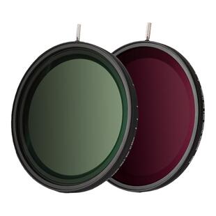 卡色 金刚狼磁吸可调减光镜 VND 可变ND滤镜 49 52 55 58 62 67 72 77 82mm ND1.5-5 大光圈防曝人像视频摄像