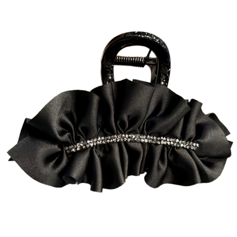 韩国进口缎面云朵抓夹发饰鲨鱼夹