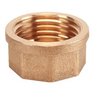 黄铜外丝堵头4分内丝水管堵帽四分管管堵6分闷头丝堵1寸铜堵头