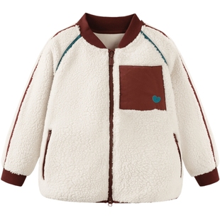 【抗静电】迷你巴拉巴拉男童女童双面绒外套冬季新款宝宝加厚保暖