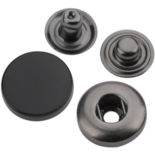 按压式扣子金属四合扣暗扣衣服按扣免缝钉扣神器子母扣隐形纽扣