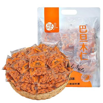 每果时光巴旦木仁散称500g原味扁桃仁杏仁巴达木干果仁坚果零食