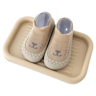 贝肽斯宝宝学步鞋春秋夏款软底男女童鞋防滑室内地板鞋婴儿鞋袜S