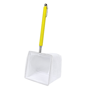 不锈钢伸缩手抄捞网小型观赏鱼孔雀鱼斗鱼鱼缸手工3D鱼捞鱼兜渔捞