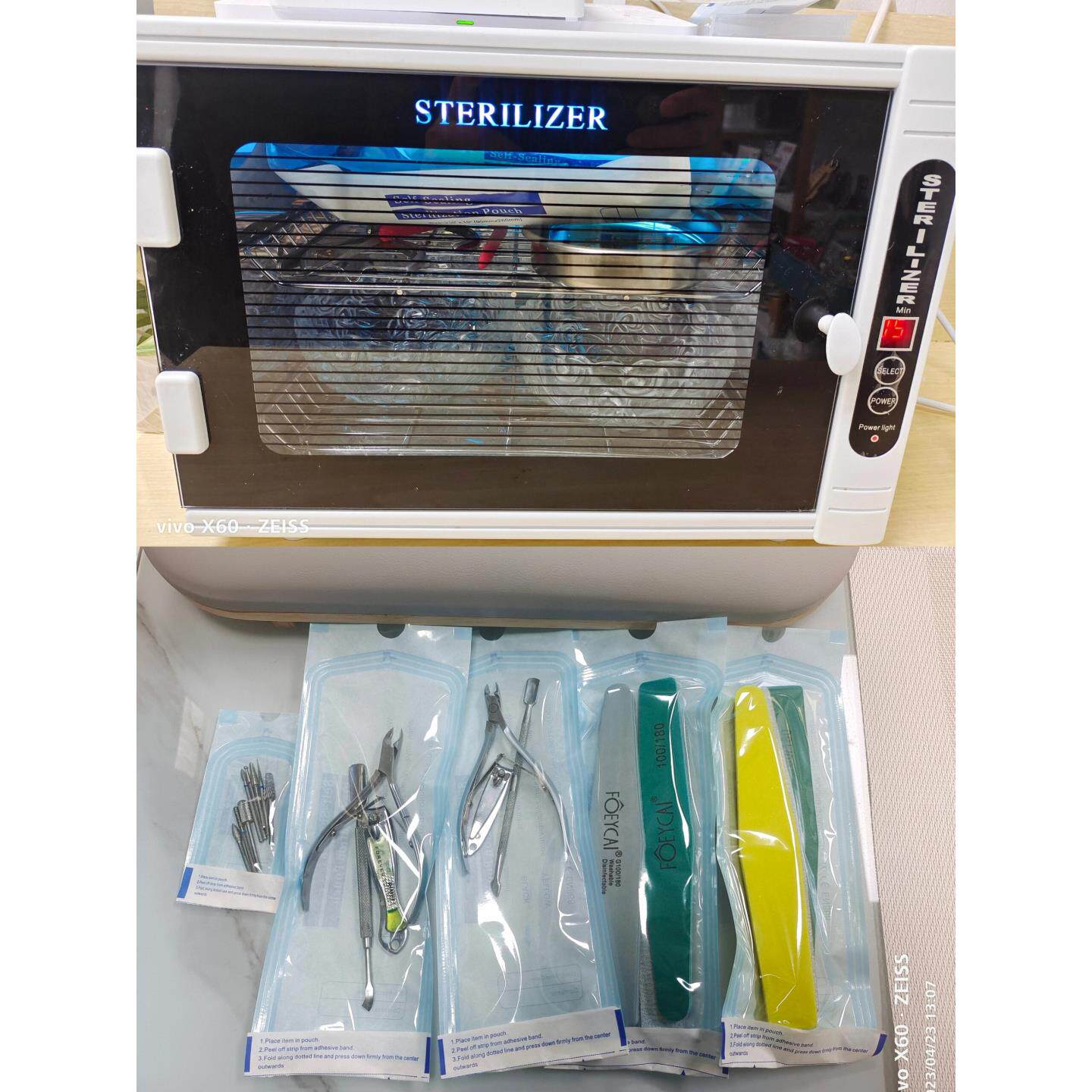 理发紫外线消毒柜商家采耳盒小型美睫店毛巾柜箱臭氧美甲工具家用