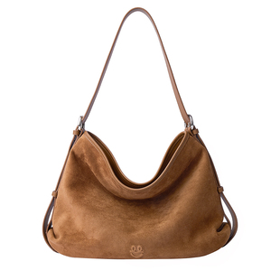 OMENTAR欧蒙特墩墩hobo包女小众秋冬新款斜挎单肩通勤大容量包包