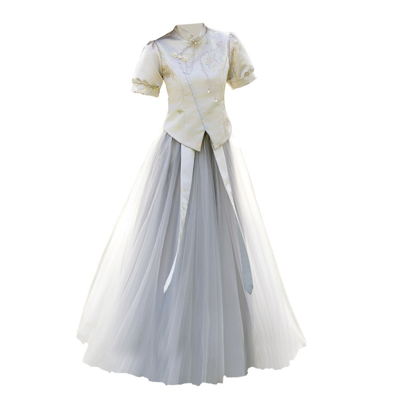 中式伴娘服女2026新款夏季高级感姐妹团礼服小个子显瘦绝美伴娘裙