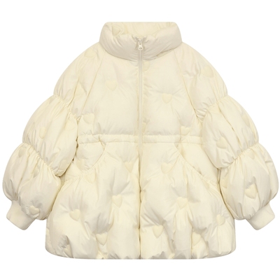 ei童装女童中长款羽绒服外套