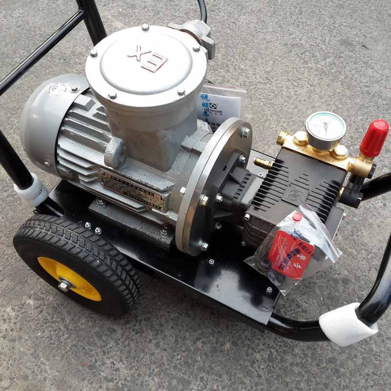 上海熊猫PE160型工业防爆式清洗机 高压冲洗泵水枪头高危清洁设备