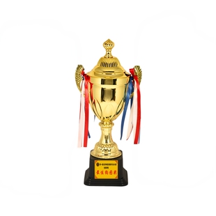 大号金属奖杯定制足球篮球比赛颁奖金银铜奖杯学生培训演讲礼品