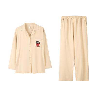 安之伴【巨柔软】情侣睡衣女春秋季2025新款宽松男士家居服可外穿