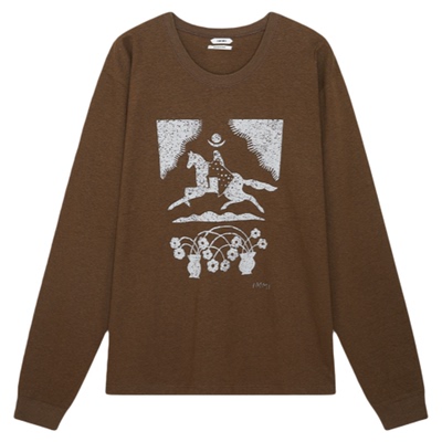 IMMI马背上的女孩宽松T恤