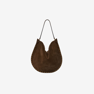 ISABEL MARANT OSKAN HOBO SOFT 绒面牛皮斜挎包女
