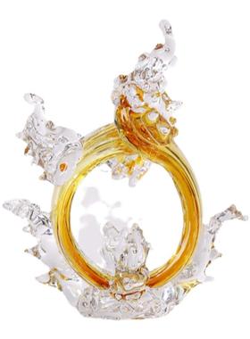 艺术琥珀色财源滚滚摆件