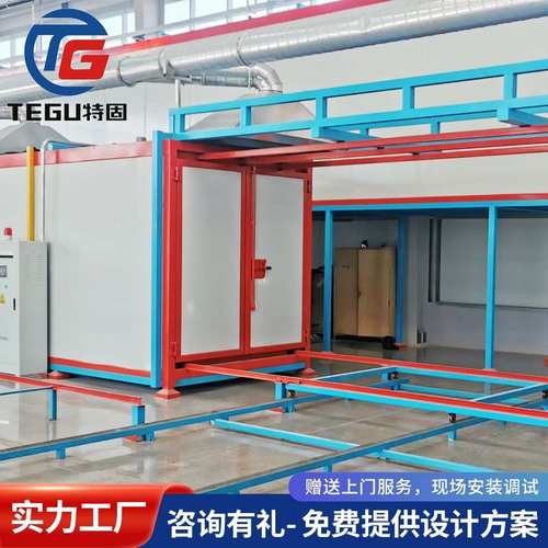 工艺品静电喷涂设备铝艺静电喷涂生产线设备体育器材静电喷塑线