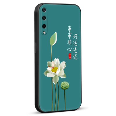 luckrider适用于华为荣耀play3液态硅胶手机壳ask-al00x新款国风al20全包防摔彩绘软壳网红honorpaly3保护套
