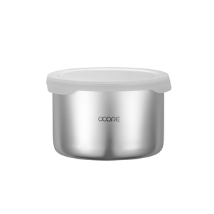 304不锈钢保鲜盒冰箱收纳盒食物分装盒减脂便当盒定量饭盒水果盒