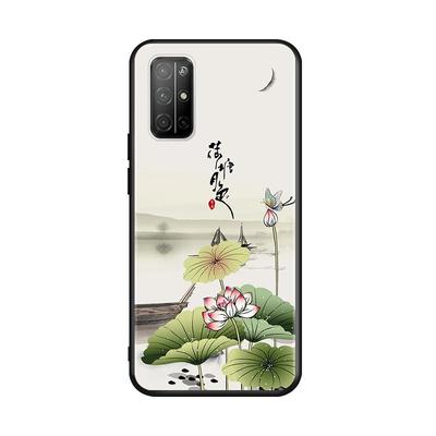 luckrider适用于荣耀30S手机壳honor30s彩绘外壳荣誉3os送全屏钢化膜。化为容易三零s保护套cdyan90软cdy-an9