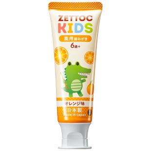 日本进口泽托克儿童牙膏6到12岁含氟防蛀可乐味小学生换牙期专用