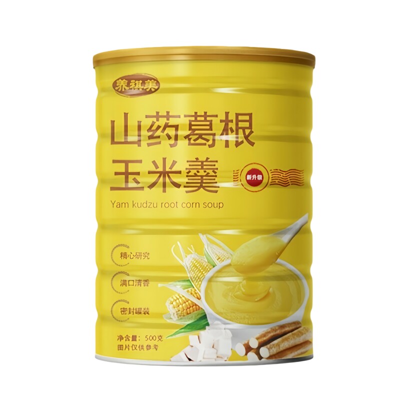 山药葛根玉米羹即食代餐粉500g罐