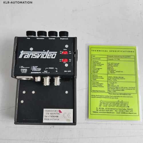 Transvideo 5 Inches 8 16/9 NTSC Monitor