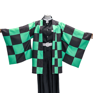 鬼灭之刃cos队服动漫羽织忍炭治郎我妻善逸富冈义勇杏寿郎披风全